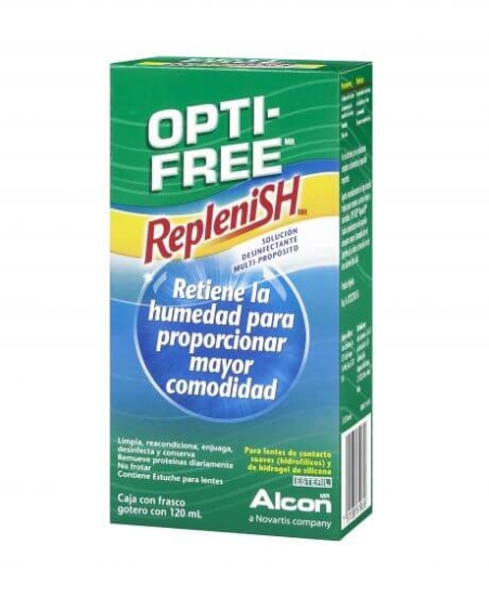 Imagen de SOLUCION OPTIFREE REPLENISH 120ML REPLENISH 120ML 