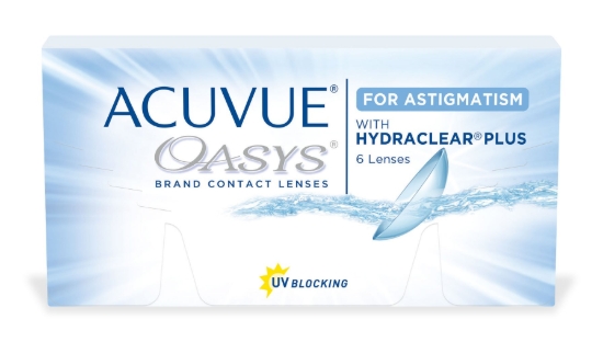 Imagen de ACUVUE OASYS ASTIGMATISMO S 0.00 C- 0.75 X 100 CB - 8.6